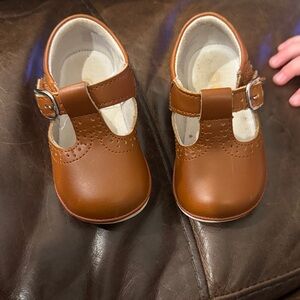Classic Brown Kids Shoes